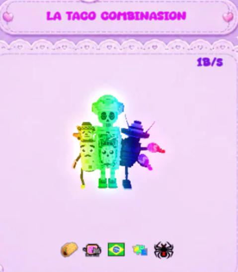 🌈 Rainbow La Taco Combinasion | ❗ 1B/s