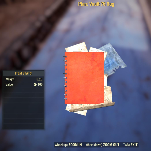 [ Xbox ] Plan: Vault 76 Rug (instant delivery)