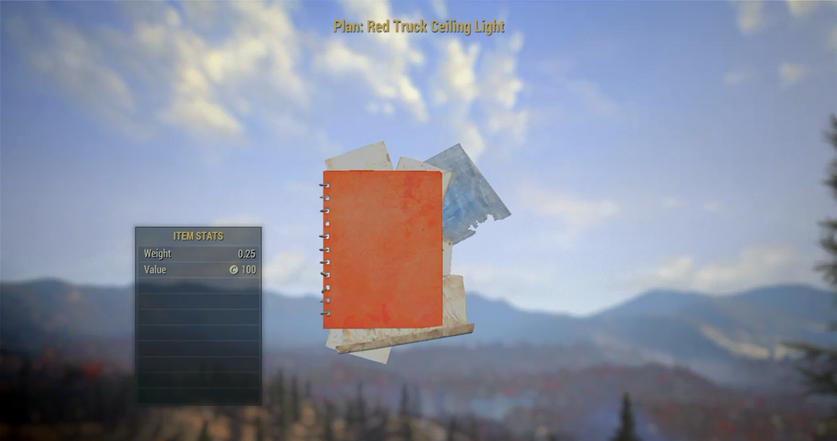 [ PS4/PS5 ] Plan: Red Truck Ceiling Light (instant delivery)