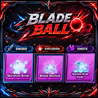 [ Limited Set ] Skeleton Bride + Explosion + Emote | FAST DELIVERY✅