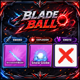 [ Limited Set ] Snowveil Blade + Explosion  | FAST DELIVERY✅