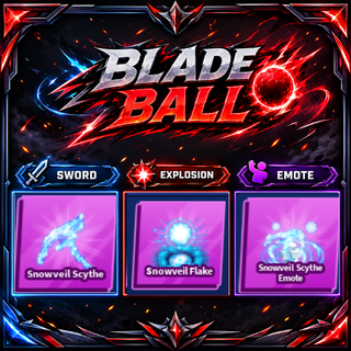 [ Limited Set ] Snowveil Scythe + Explosion + Emote | FAST DELIVERY✅