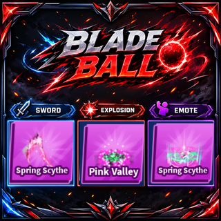 [ Limited Set ] Spring Scythe + Explosion + Emote | FAST DELIVERY✅