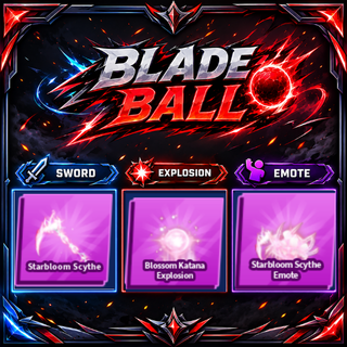 [ Limited Set ] Starbloom Scythe + Explosion + Emote | FAST DELIVERY✅