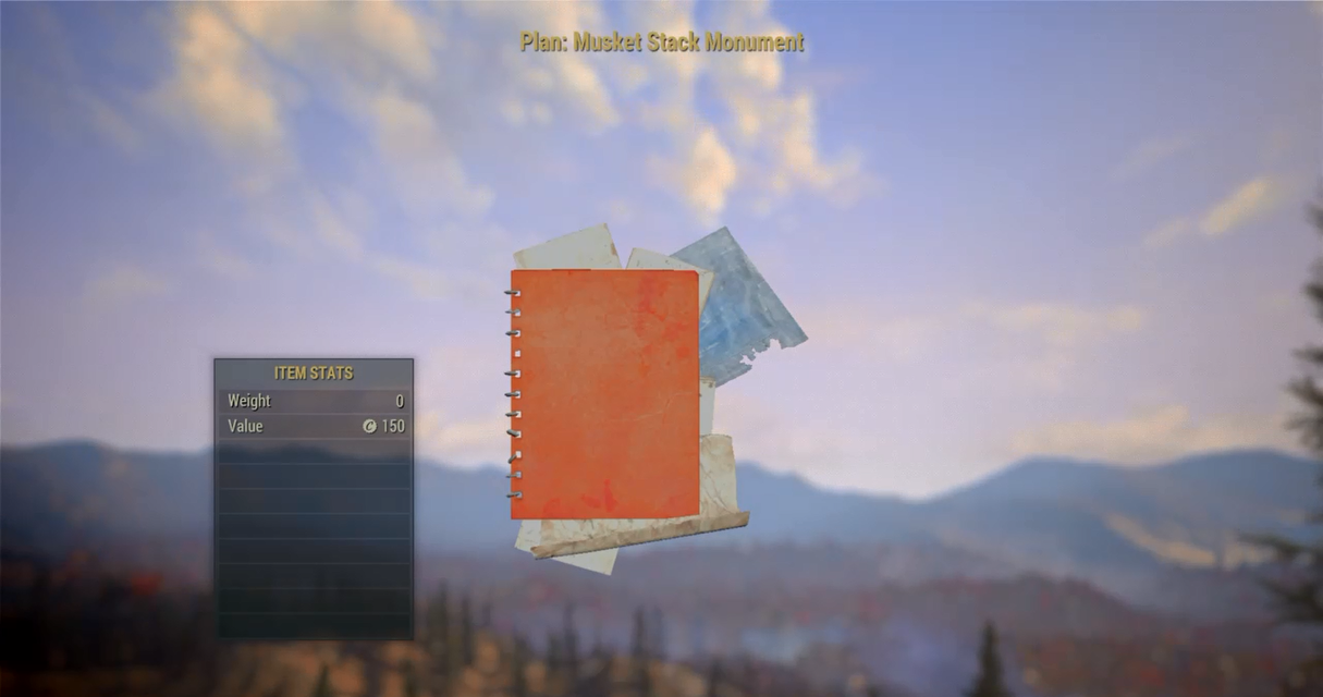 [ PS4/PS5 ] Plan: Musket Stack Monument (instant delivery)