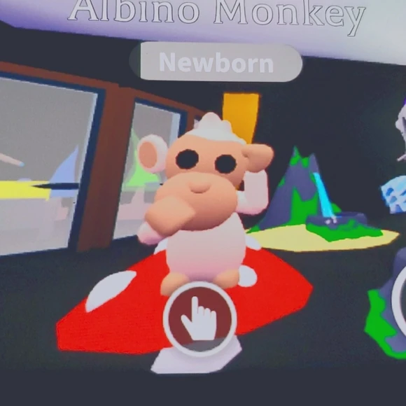 Albino Monkey No Potion | Adopt Me | Fast Delivery