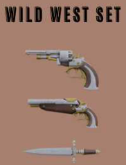 WILD WEST SET - DA HOOD / DAHOOD / DH