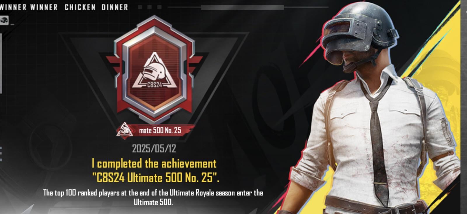 👑 Ultimate Royale Top 500 Title | 🔥 Elite Push | 🏆 Rare Achievement