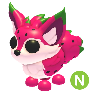 Dragonfruit Fox N | Adopt Me | Fast Delivery