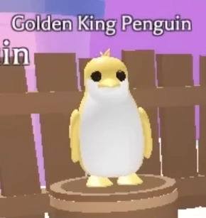 Golden King Penguin F | Adopt Me | Fast Delivery