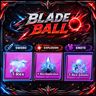 [ Limited Set ] T-rex + Explosion + Emote | FAST DELIVERY✅