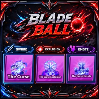 [ Limited Set ] The Curse + Explosion + Emote | FAST DELIVERY✅