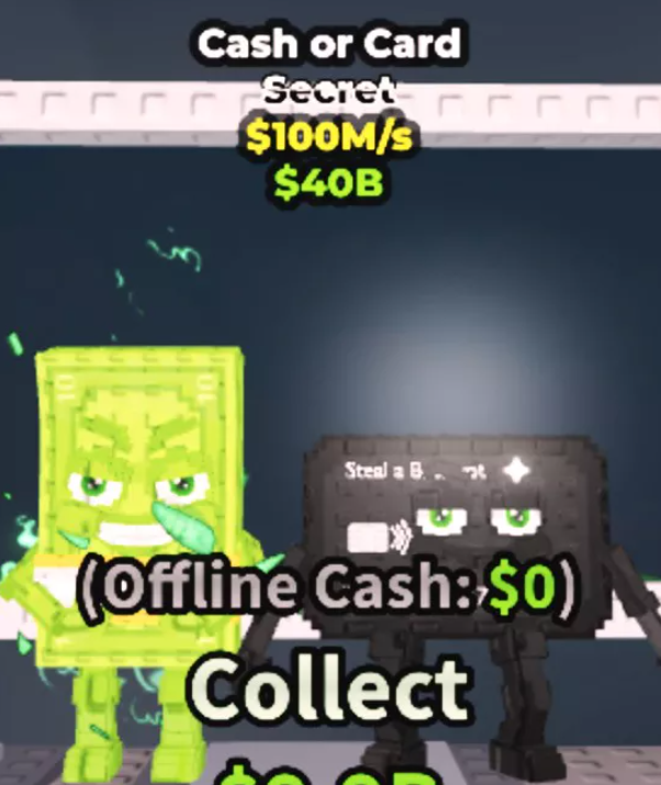 Cash or card 100 M/s