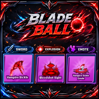 [ Limited Set ] Vampire Sickle + Explosion + Emote | FAST DELIVERY✅