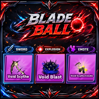 [ Limited Set ] Void Scythe + Explosion + Emote | FAST DELIVERY✅