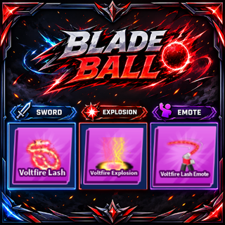 [ Limited Set ] Voltfire Lash + Explosion + Emote | FAST DELIVERY✅