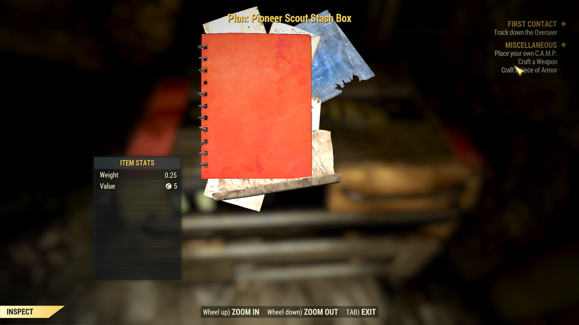 [ PS4/PS5 ] Plan: Pioneer Scout Stash Box (instant delivery)