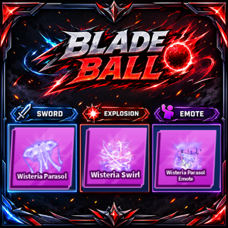 [ Limited Set ] Wisteria Parasol + Explosion + Emote | FAST DELIVERY✅