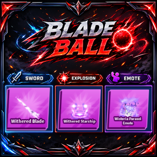 [ Limited Set ] Withered Blade + Explosion + Emote | FAST DELIVERY✅