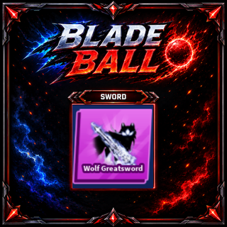 [ Limited Sword ] Wolf Greatsword | FAST DELIVERY✅