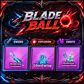 [ Limited Set ] Wonderwisp Greatsword + Explosion + Emote | FAST DELIVERY✅