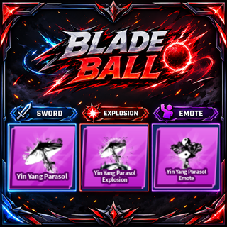 [ Limited Set ] Yin Yang Parasol + Explosion + Emote | FAST DELIVERY✅