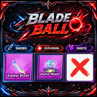 [ Limited Set ] Zephyr Blade + Explosion  | FAST DELIVERY✅
