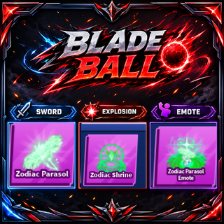 [ Limited Set ] Zodiac Parasol + Explosion + Emote | FAST DELIVERY✅