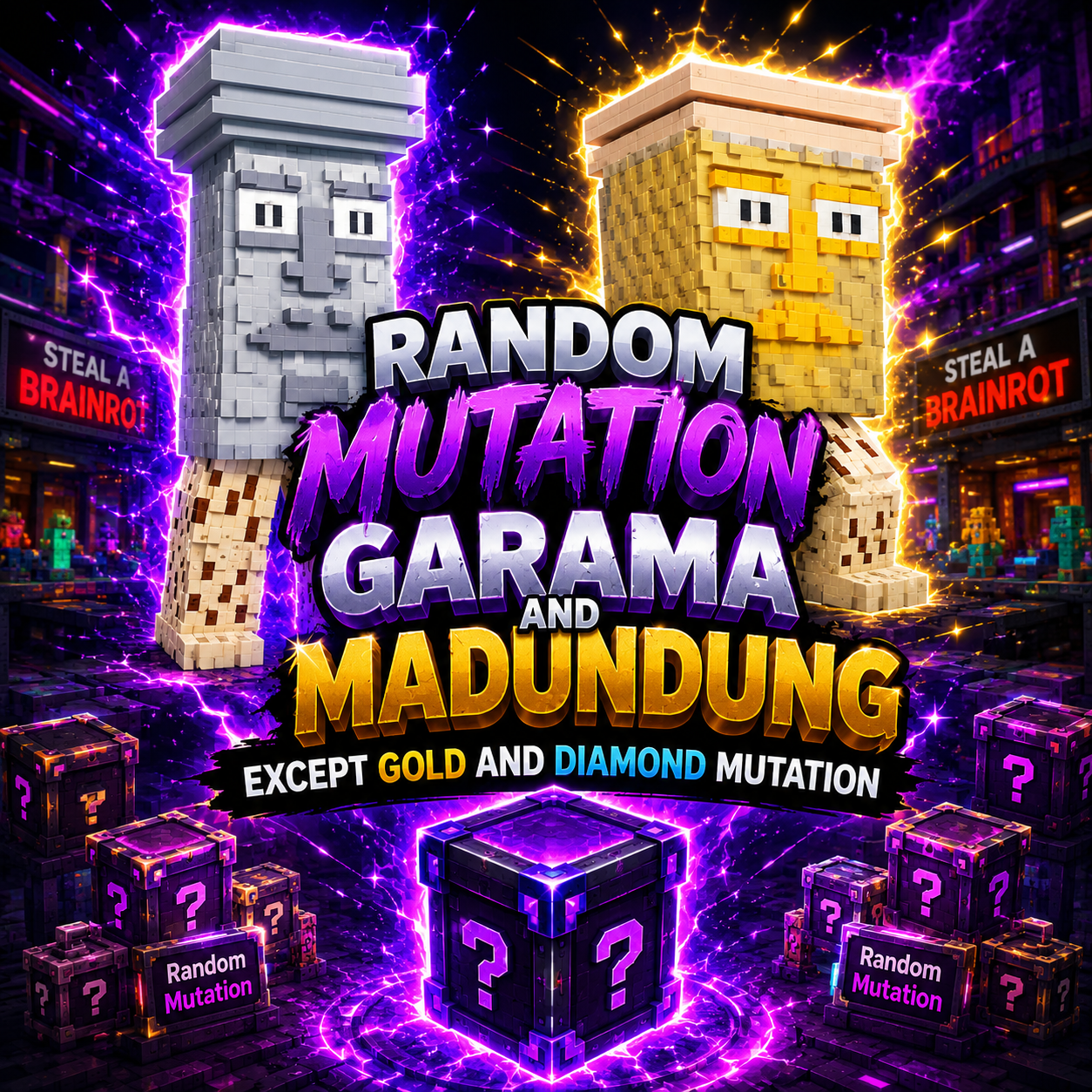 Garama and Madundung ( 100% Got Random Mutation Except Gold And Diamond Mutation ) | Ready Unit✅ | INSTANT DELIVERY✅