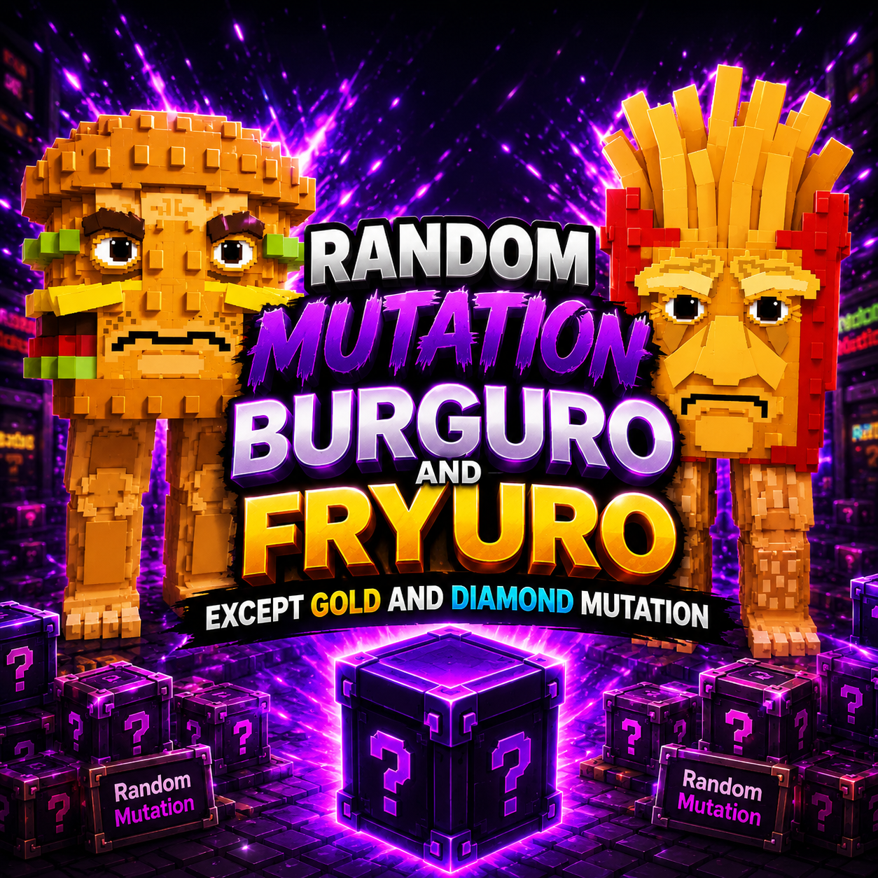 Burguro And Fryuro ( 100% Got Random Mutation Except Gold And Diamond Mutation ) | Ready Unit✅ | INSTANT DELIVERY✅