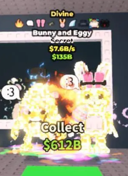 Divine Bunny and Eggy 7.6B/s✅9Traits✅Cheap#GL3