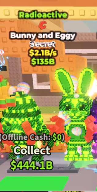 Radioactive Bunny and Eggy