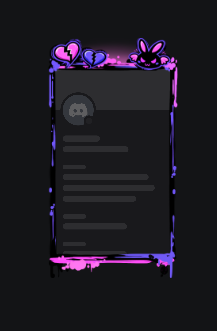 Neon Chaos ( any color ) Profile Frame🔥Cheap Decoration $4.99