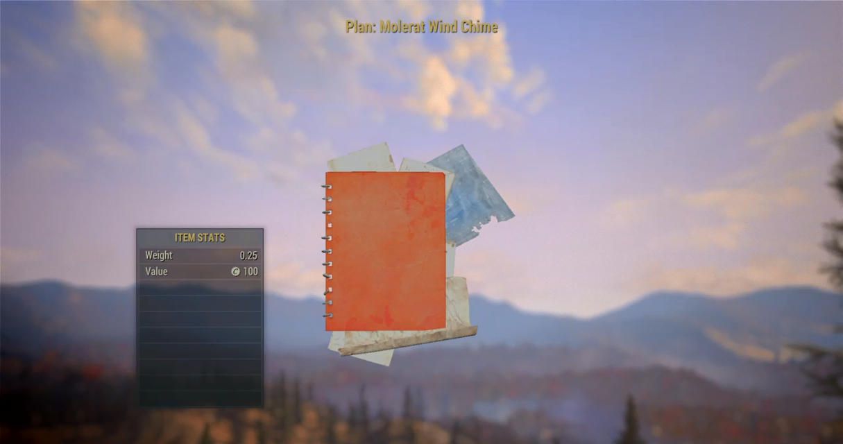 [ Xbox ] Plan: Molerat Wind Chime (instant delivery)
