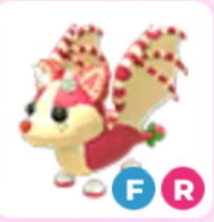 FR Strawberry Shortcake Bat Dragon (Fast Delivery)- Adopt Me