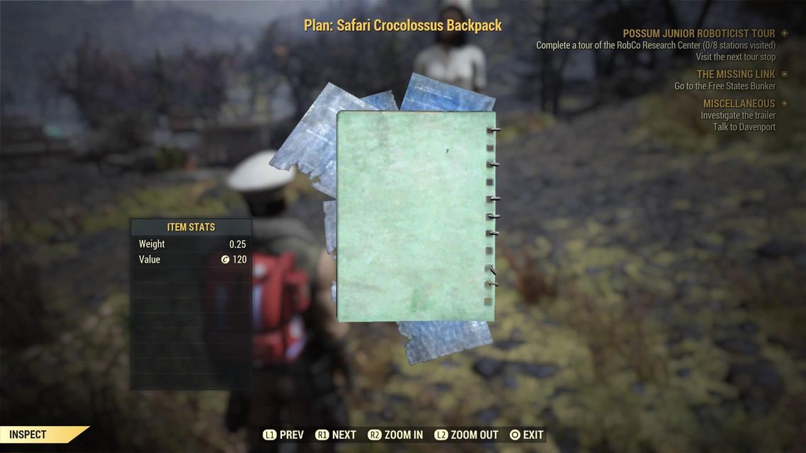 [ PC ] Plan: Safari Crocolossus Backpack (instant delivery)