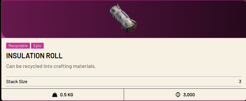 Insulation Roll