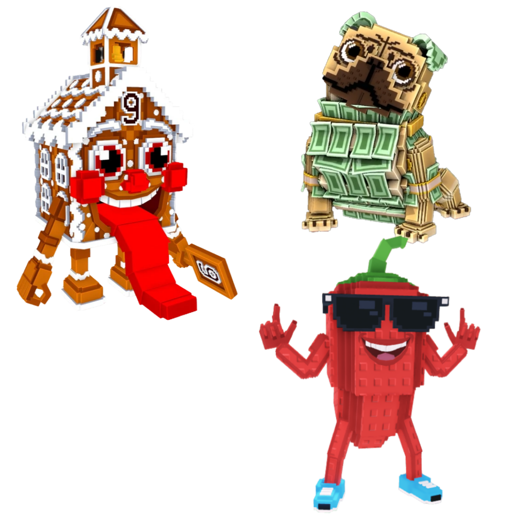 [BUNDLE] - 🧄 1x La Ginger Sekolah 🧄 1x Chillin Chili 🧄 1x Money Money Puggy