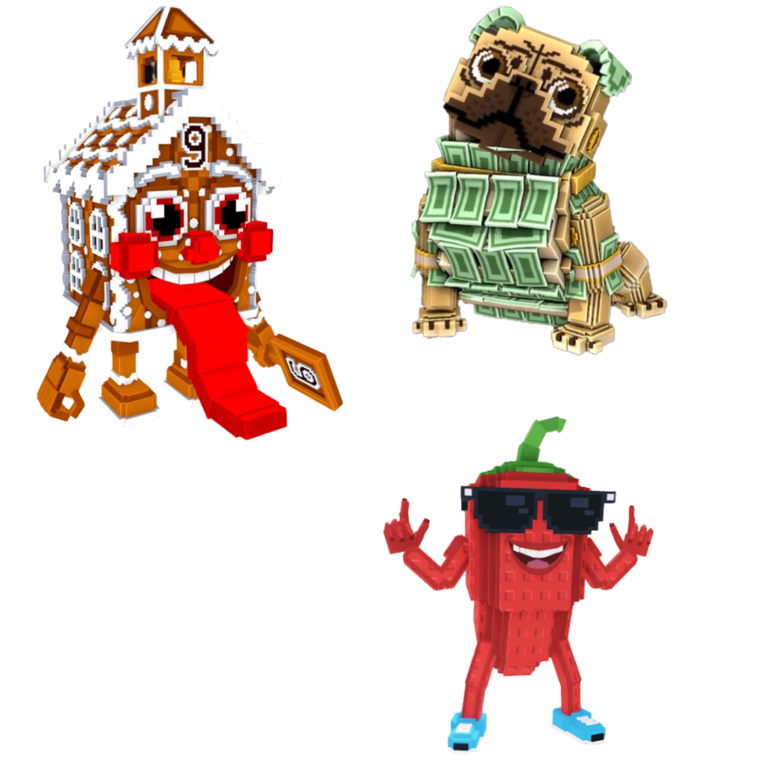 [BUNDLE] - 🐉 1x La Ginger Sekolah 🐲 1x Chillin Chil 🐉 1x Money Money Puggy