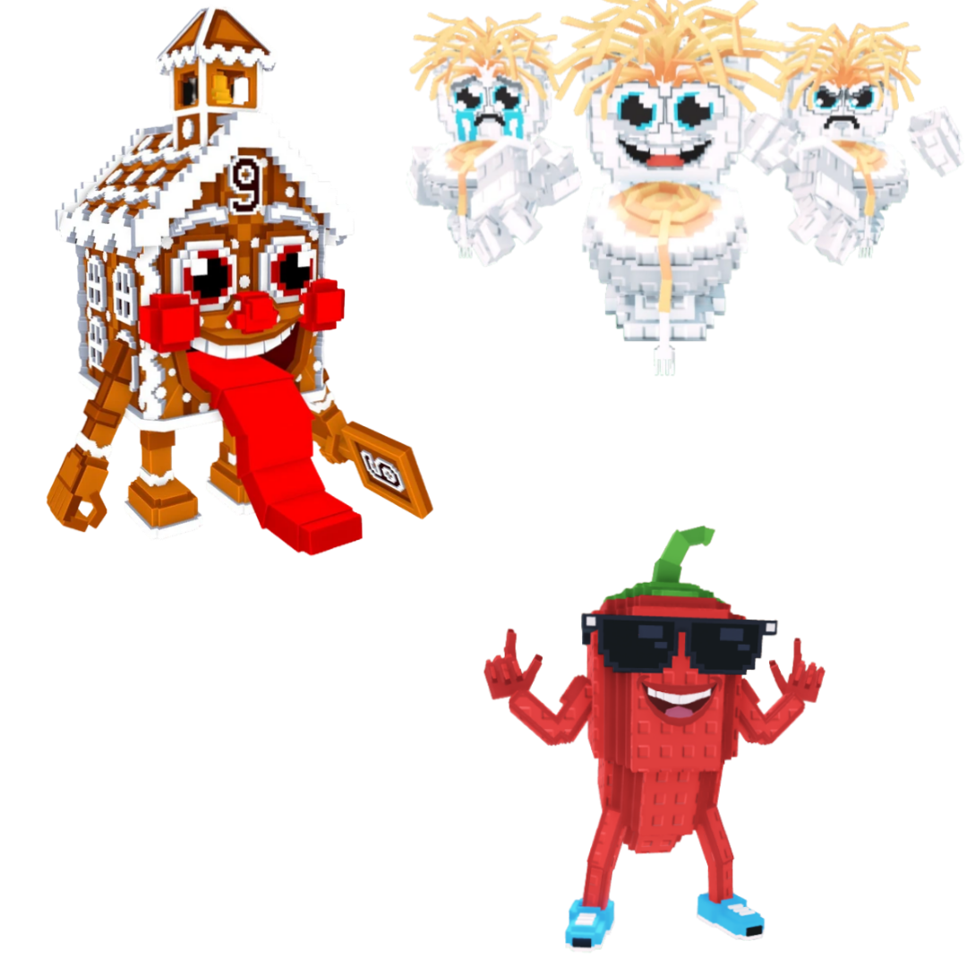 [BUNDLE] - 🐋 1x La Ginger Sekolah 🐋 1x Chillin Chil 🐋 1x Los Spaghettis