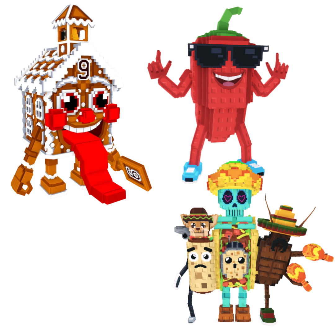 [BUNDLE] - 🍖 1x La Ginger Sekolah 🍖 1x Chillin Chili 🍖 1x La Taco Combinasion