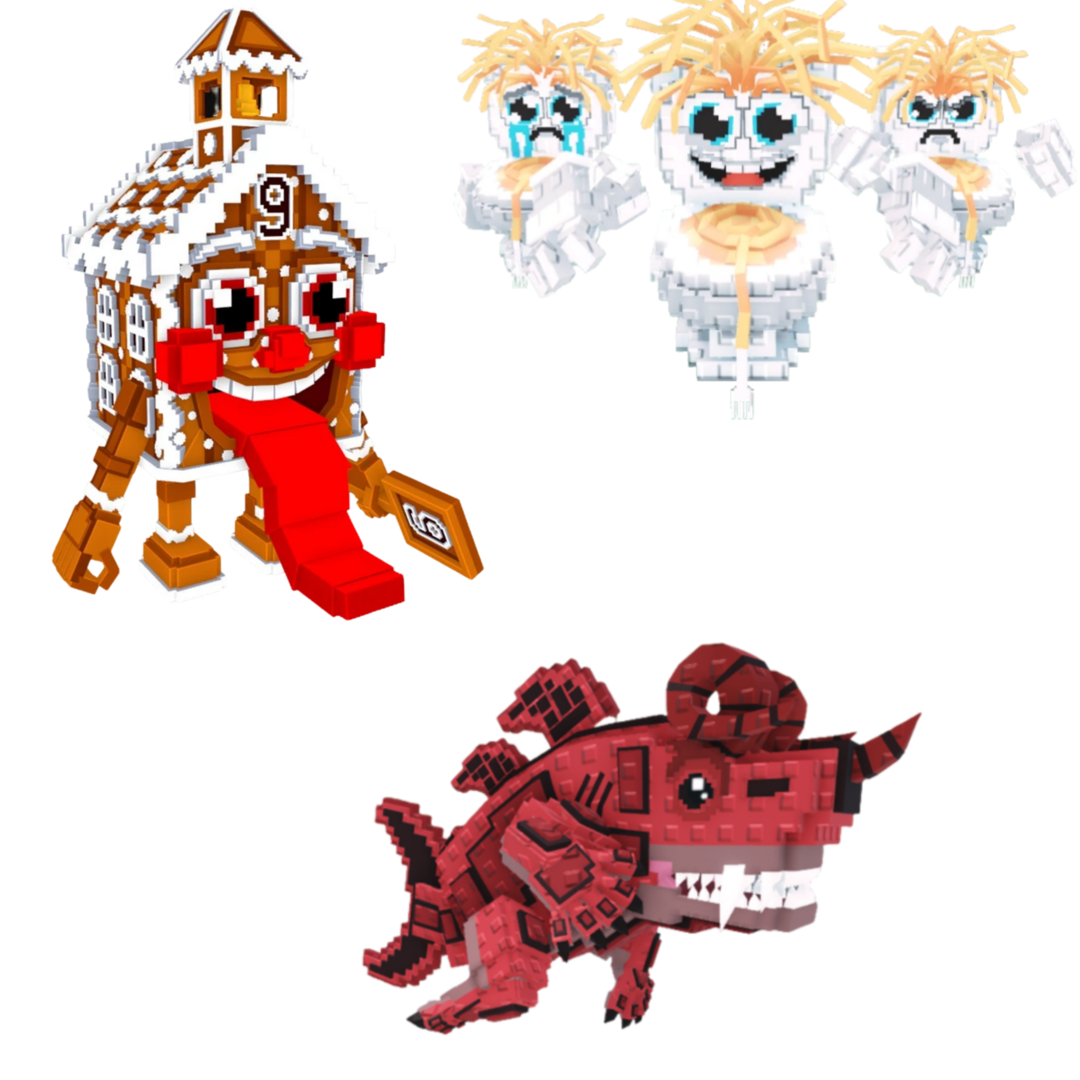 [BUNDLE] - 🐚 1x La Ginger Sekolah 🐚 1x Eviledon 🐚 1x Los Spaghettis