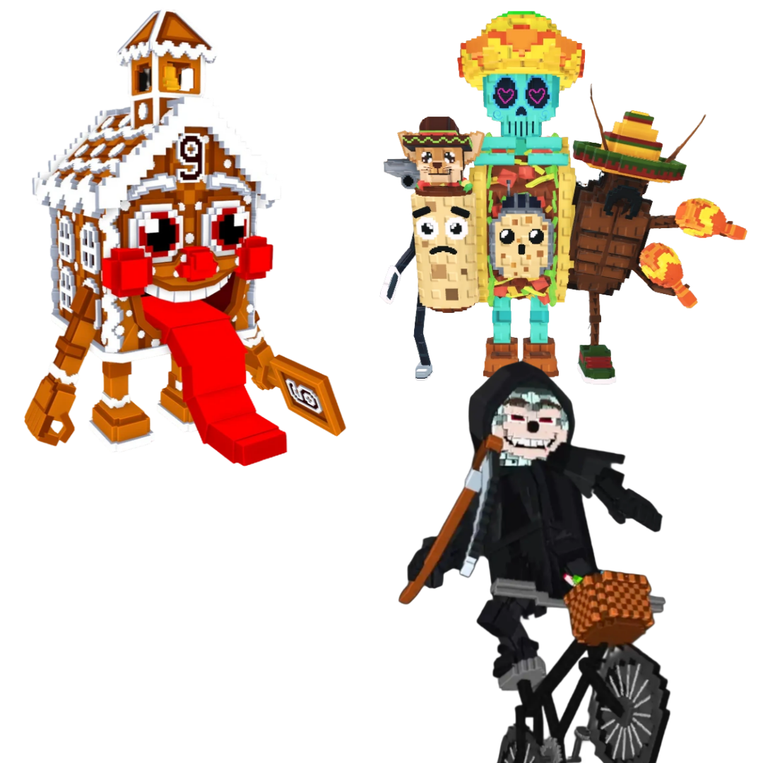 [BUNDLE] - 🍕 1x La Ginger Sekolah 🍕 1x La Taco Combinasion 🍕 1x Mieteteira Bicicleteira