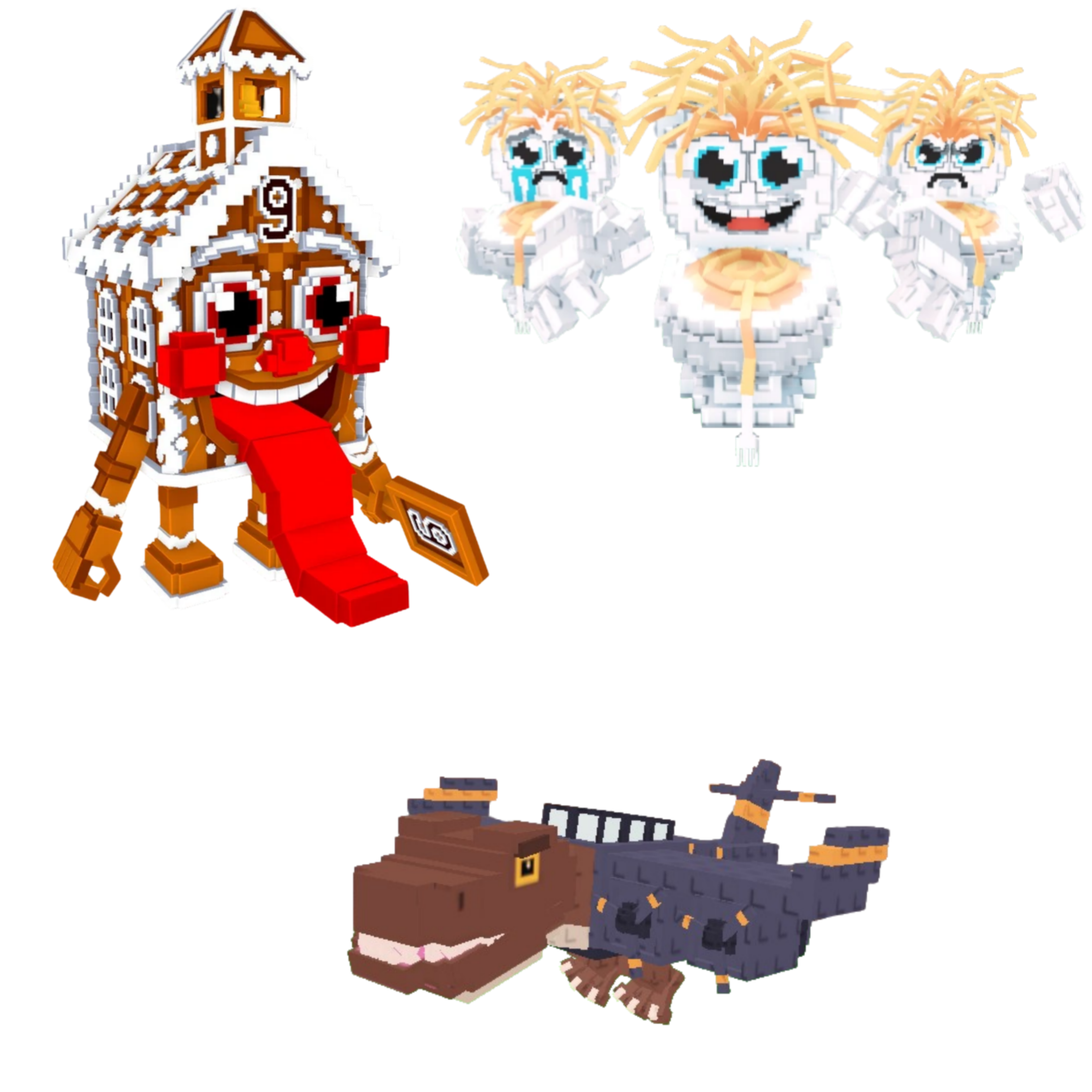 [BUNDLE] - 🦋 1x La Ginger Sekolah 🦋 1x Nuclearo Dinossauro 🦋 1x Los Spaghettis