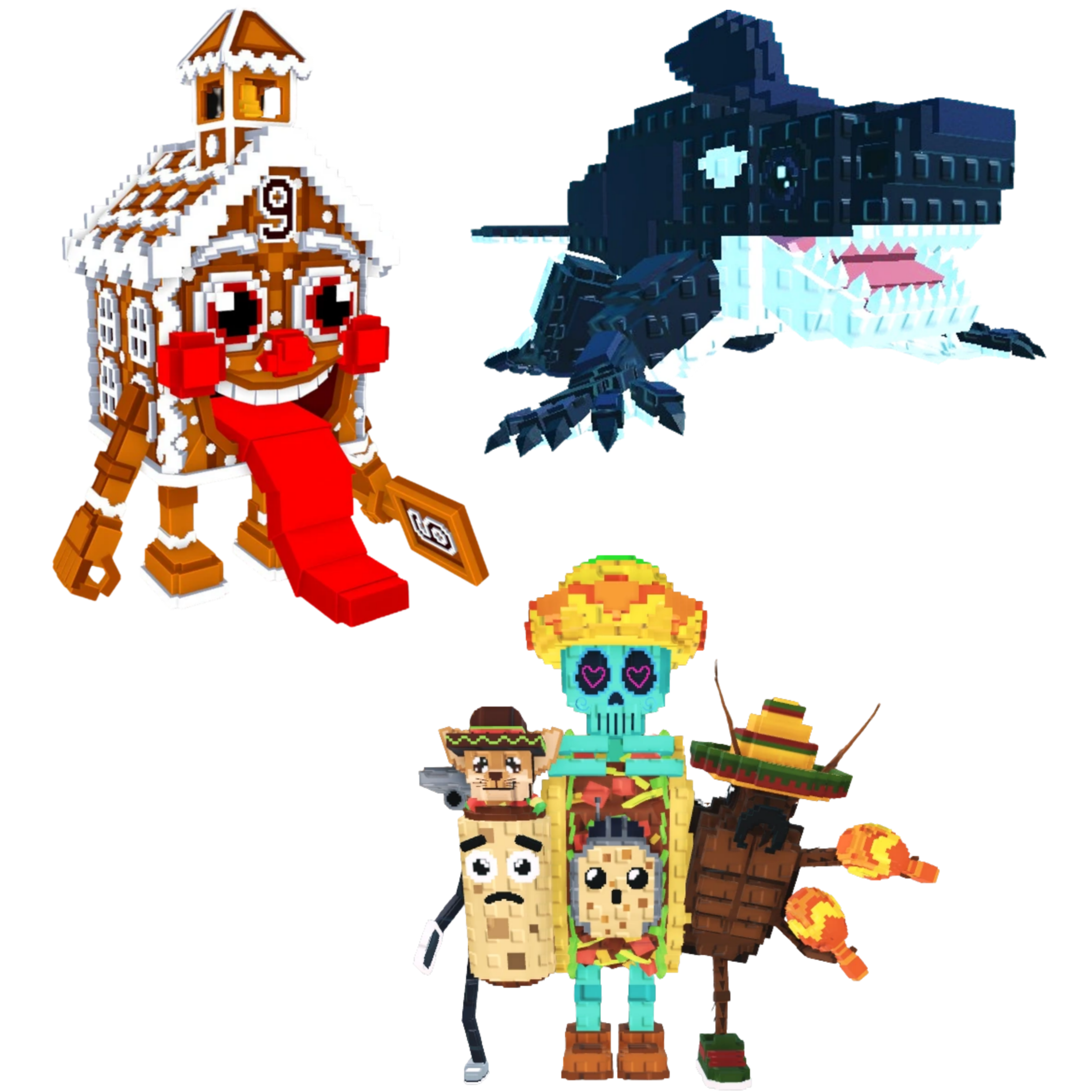 [BUNDLE] - 🏵️ 1x La Ginger Sekolah 🏵️ 1x La Taco Combinasion 🏵️ 1x Orcaledon
