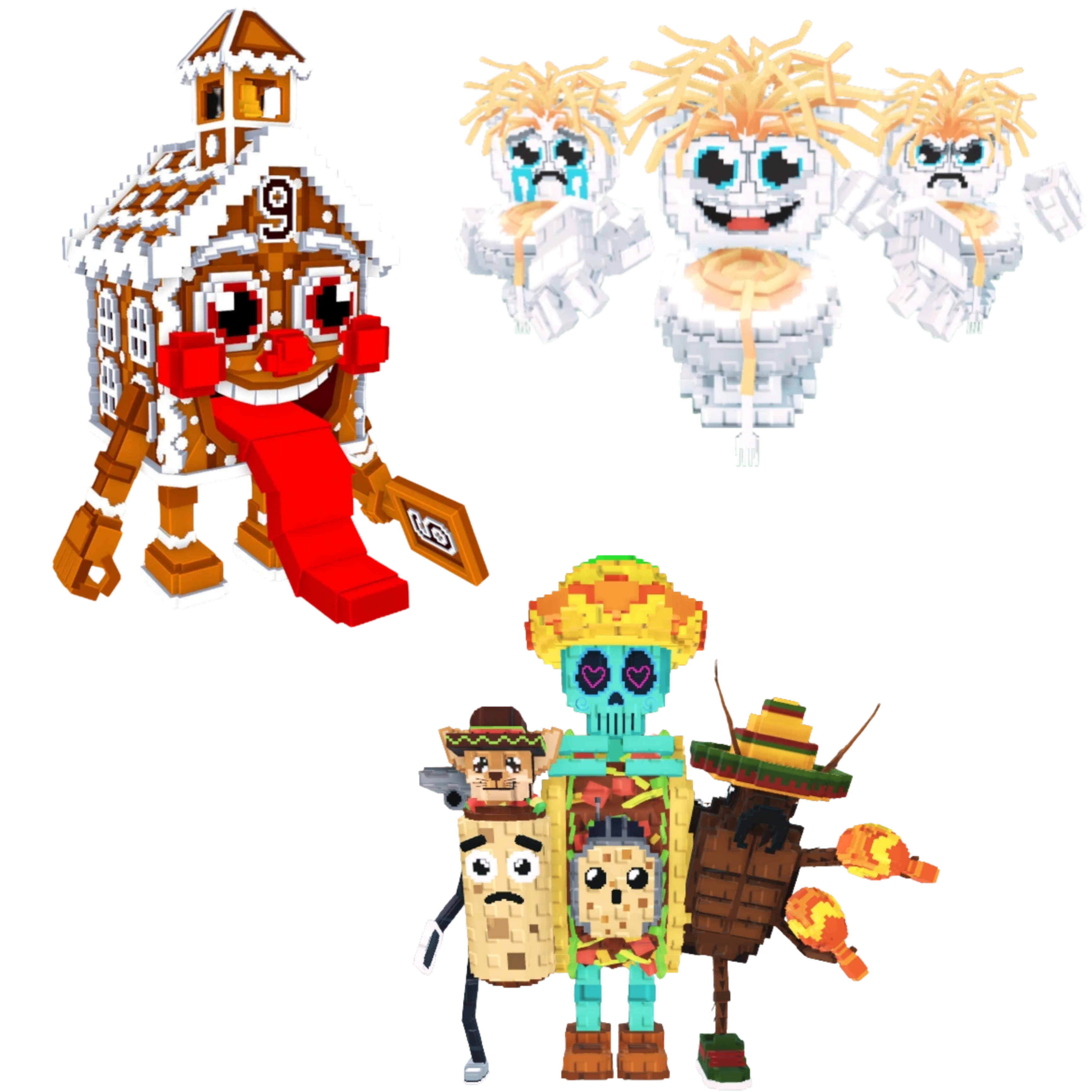 [BUNDLE] - 🌹 1x La Ginger Sekolah 🌹 1x La Taco Combinasion 🌹 1x Los Spaghettis