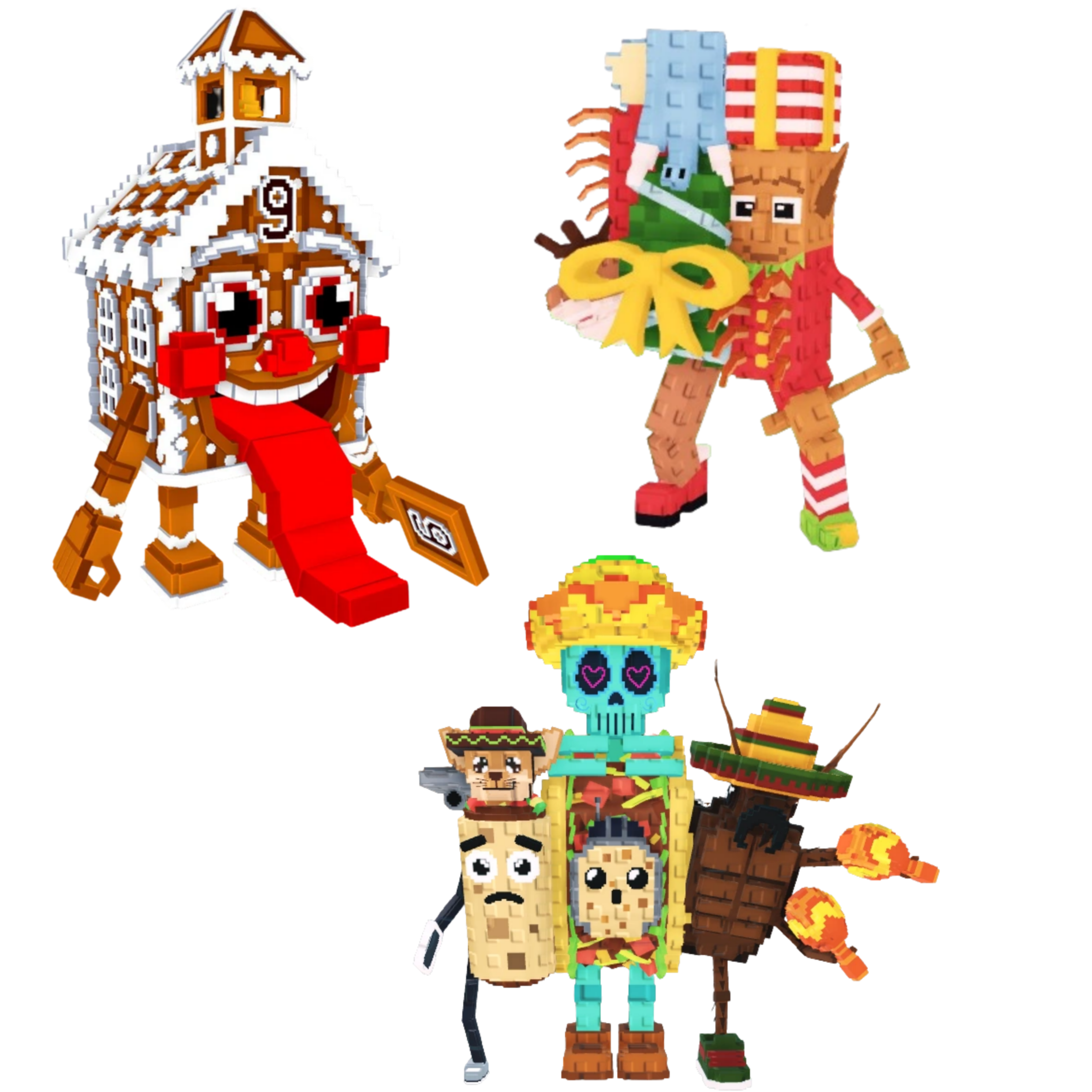 [BUNDLE] - 🥀 1x La Ginger Sekolah 🥀 1x La Taco Combinasion 🥀 La Jolly Grande