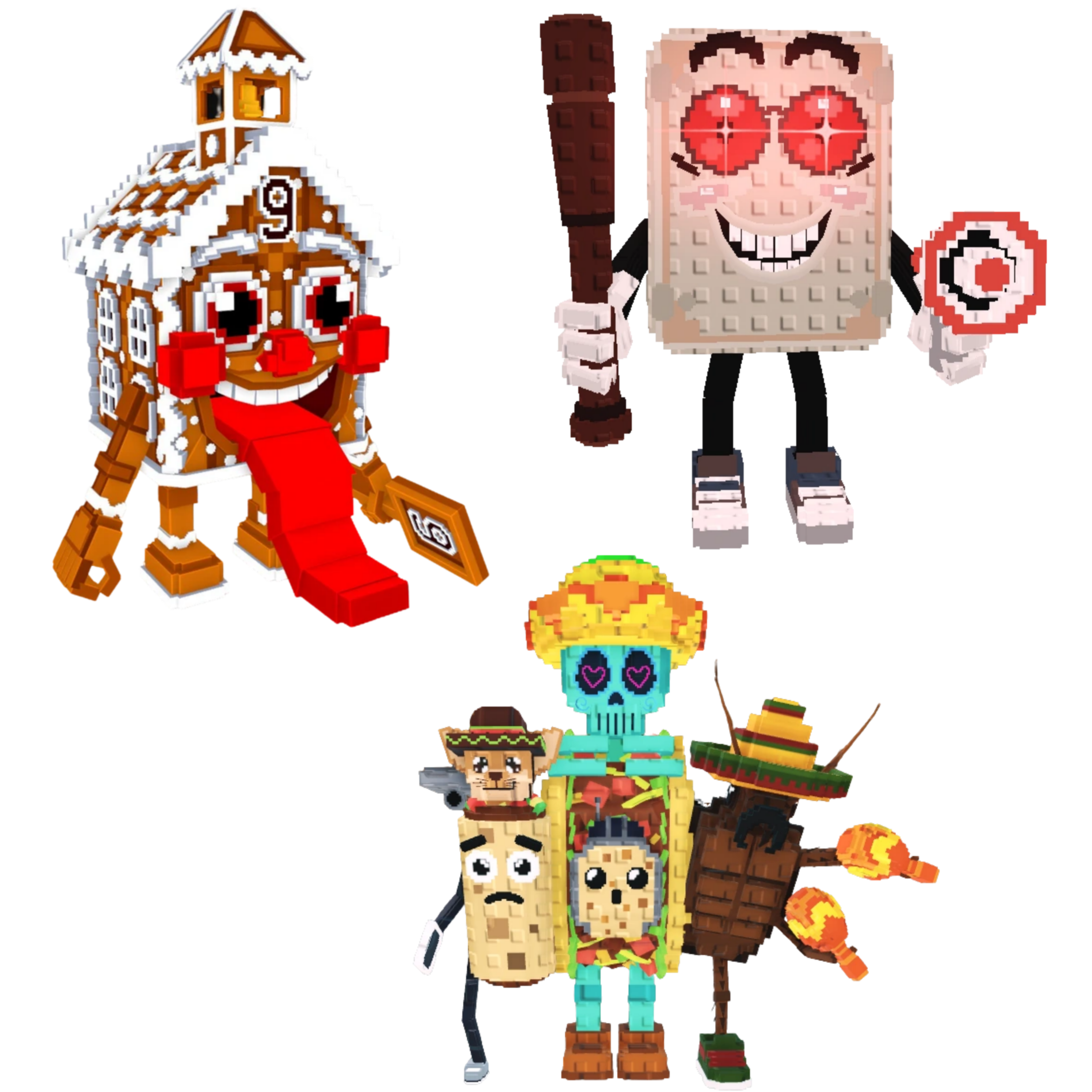 [BUNDLE] - 🌺 1x La Ginger Sekolah 🌺 1x La Taco Combinasion 🌺 1x Tang Tang Keletang
