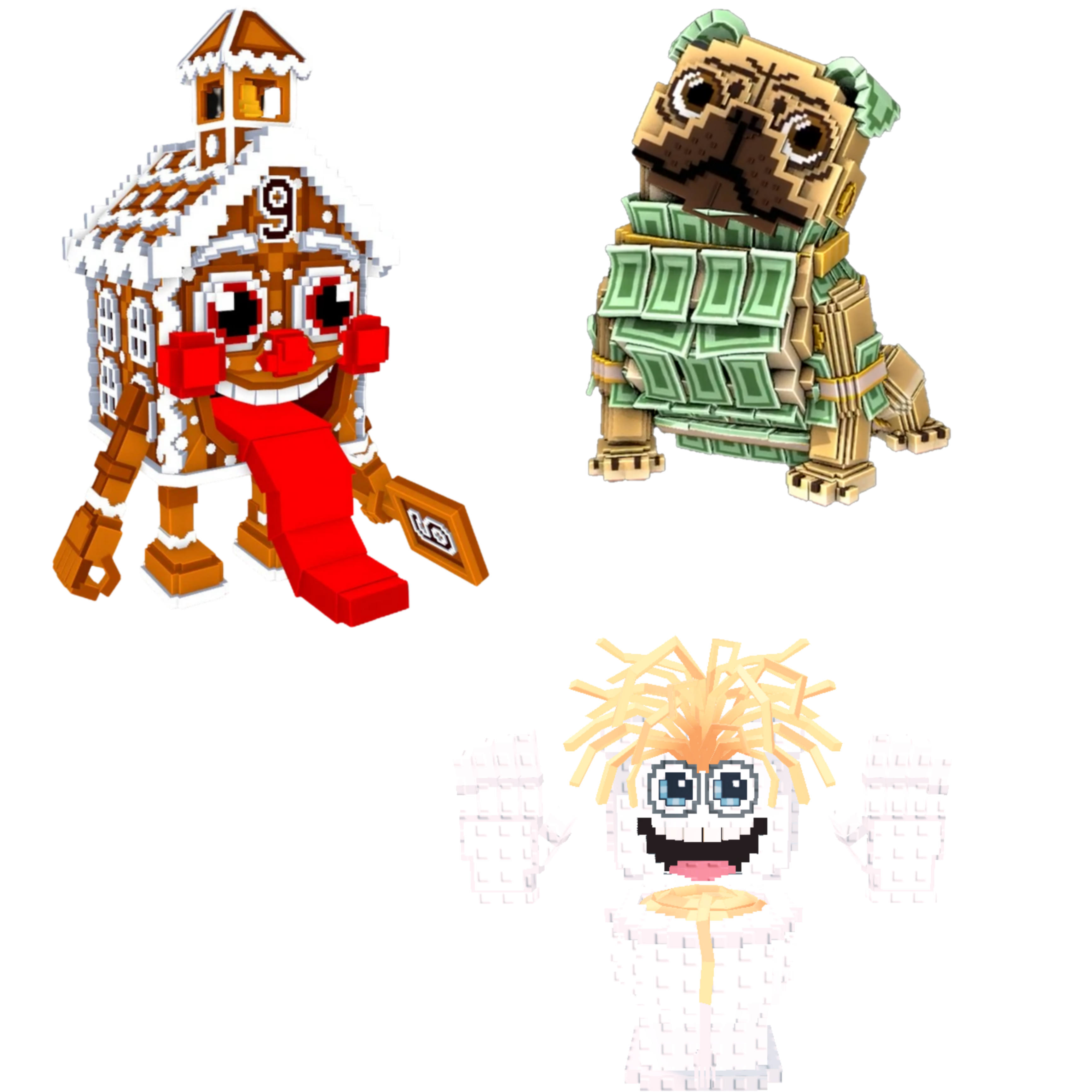 [BUNDLE] - 🪐 1x La Ginger Sekolah 🪐 1x Spaghetti Tualetti 🪐 1x Money Money Puggy