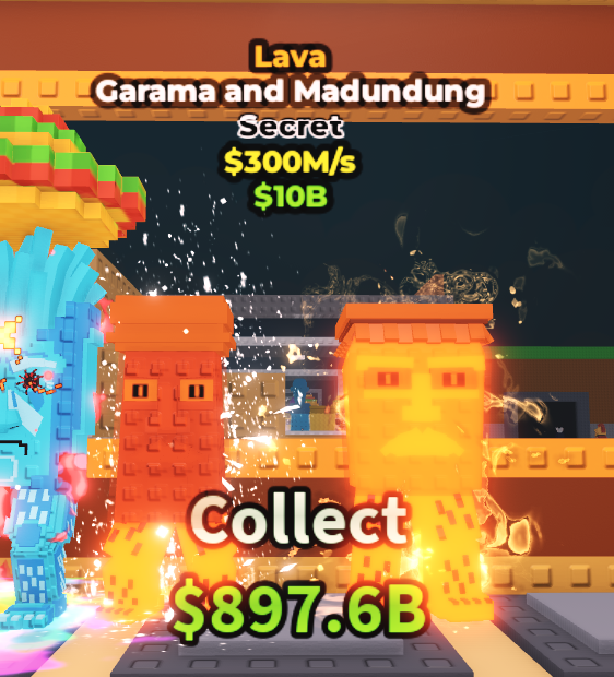 Lava Garama and Madundung > 300M/s